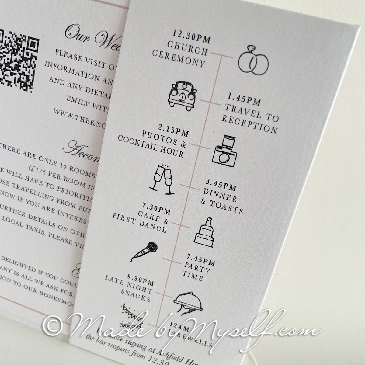 Valentina Pocketfold Wedding Invitation