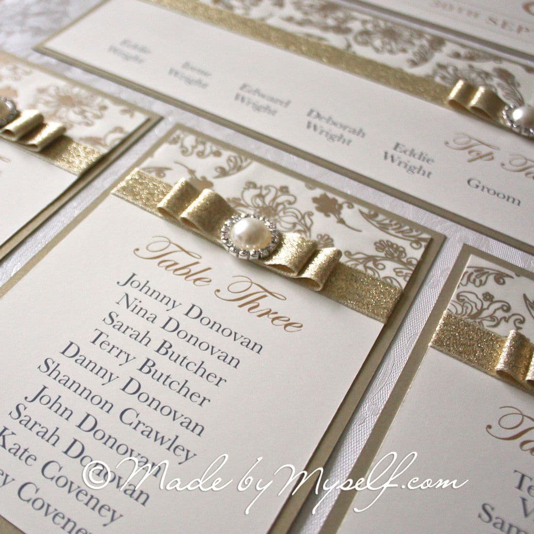 Floral Glitz Seating/Table Plan