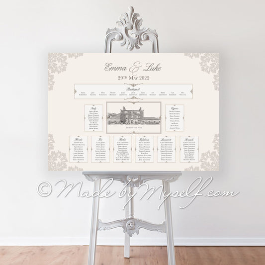 The Fence Gate, Burnley Seating/Table Plan