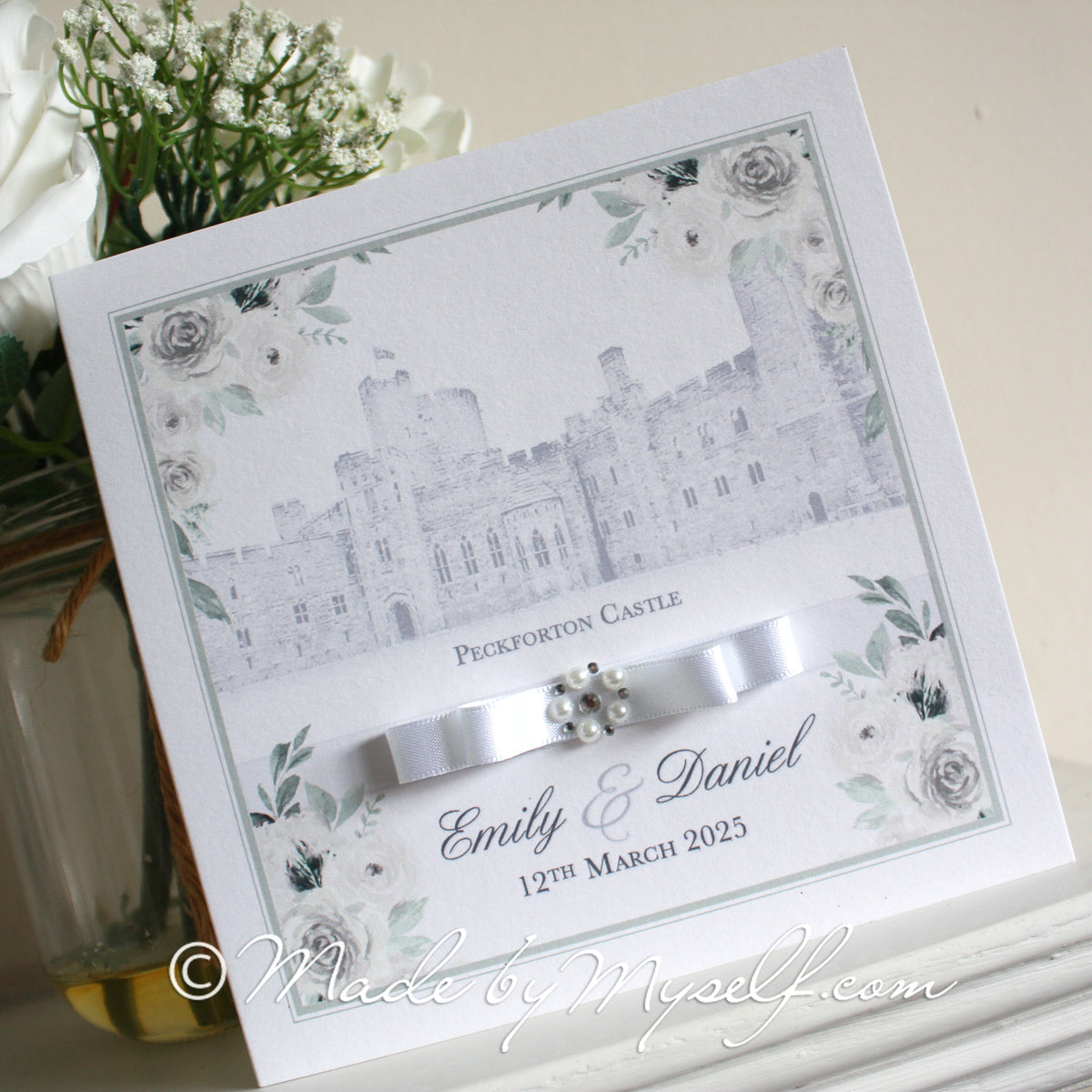 Amelia Card Style Wedding Invitation