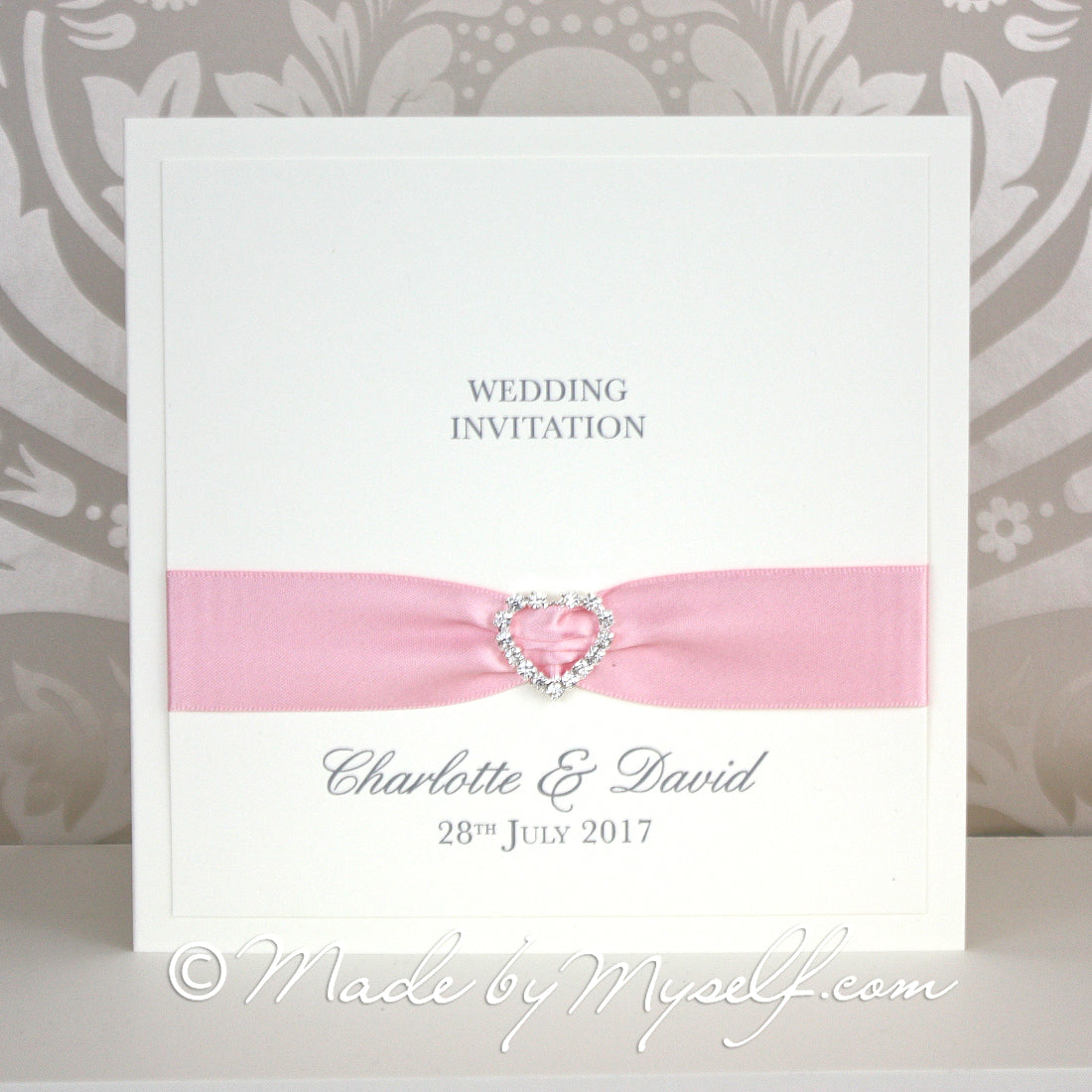 Amore Card Style Wedding Invitation