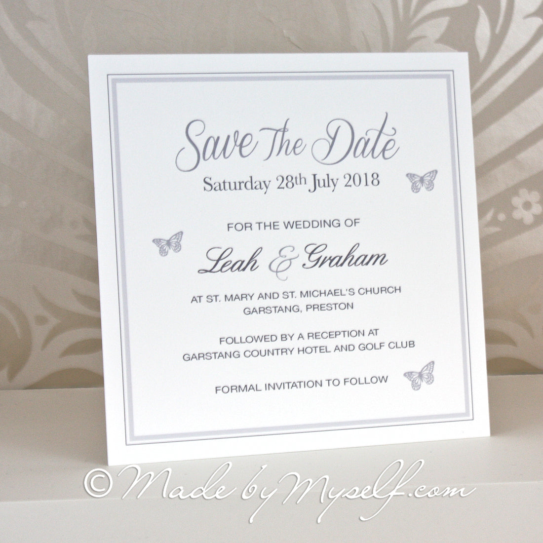 Butterfly Save The Date
