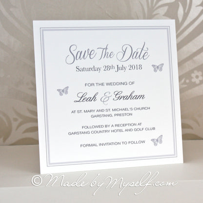 Butterfly Save The Date