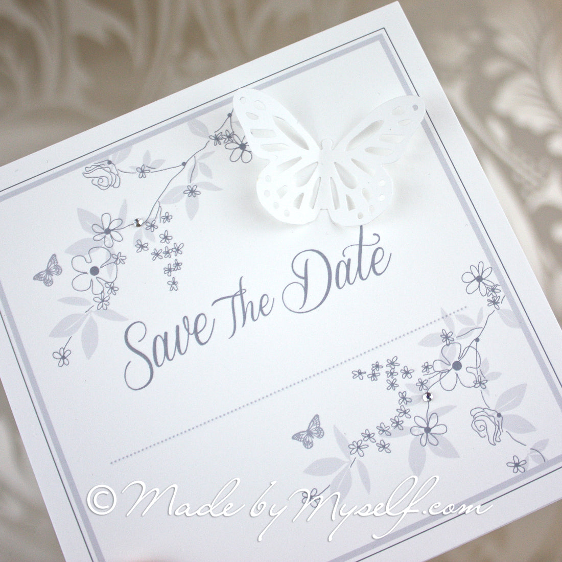 Butterfly Save The Date