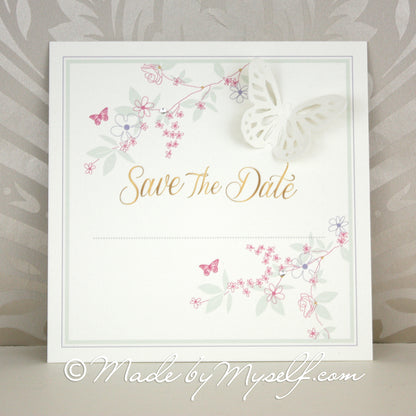 Butterfly Save The Date
