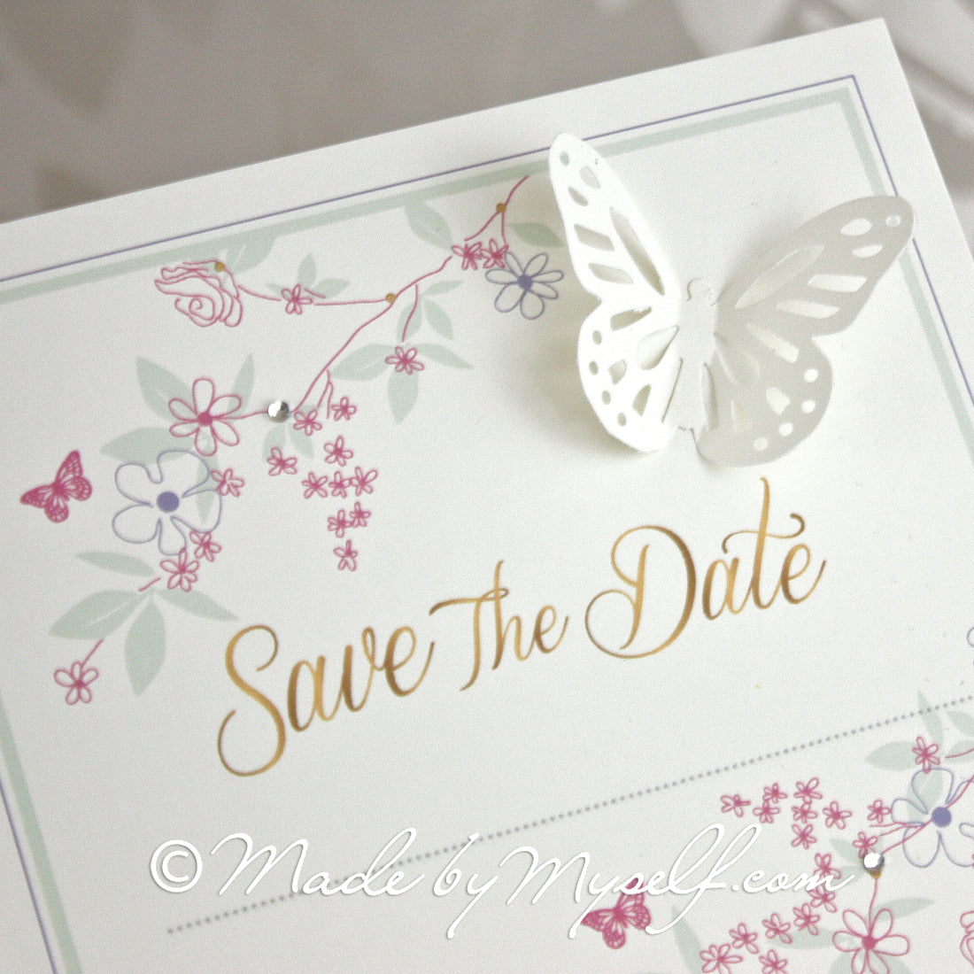 Butterfly Save The Date