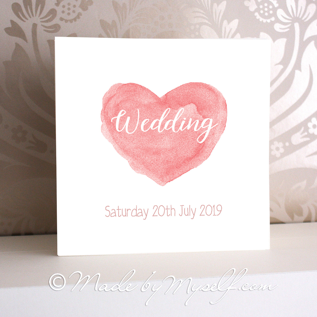 Emily Card Style Wedding Invitation