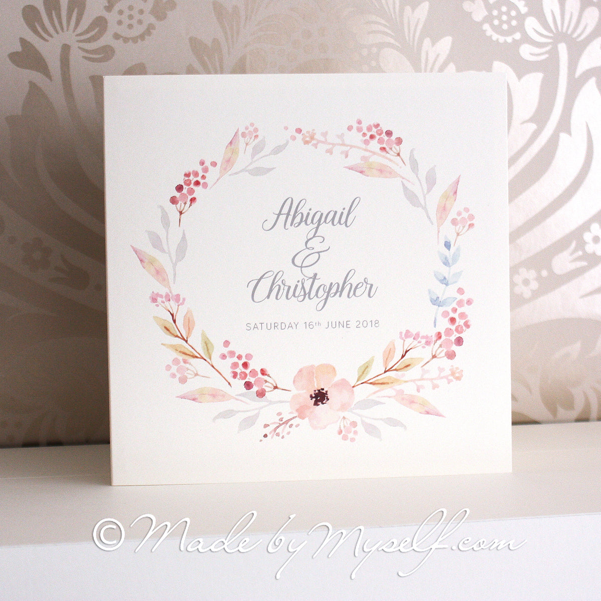 Florence Card Style Wedding Invitation