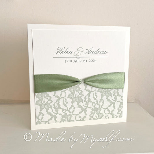 Georgina Card Style Wedding Invitation