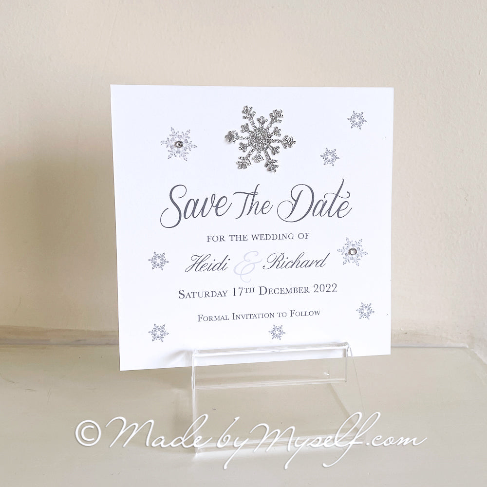 Snowflake Save The Date