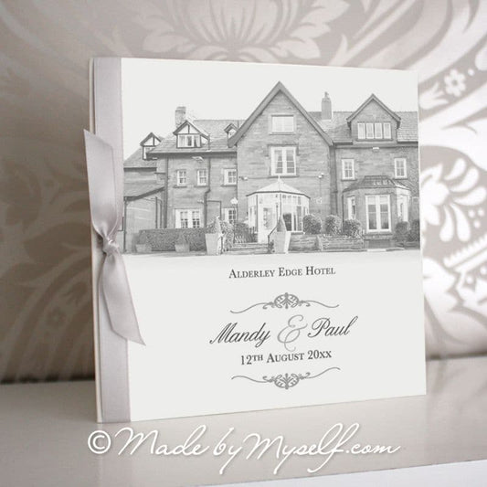 Alderley Edge Hotel, Cheshire Pocketfold Wedding Invitation - Includes RSVP & Guest Information