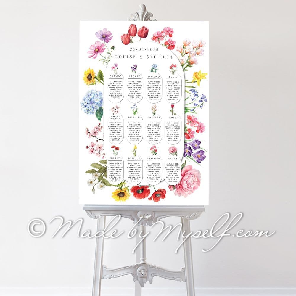 Bloom Seating/Table Plan