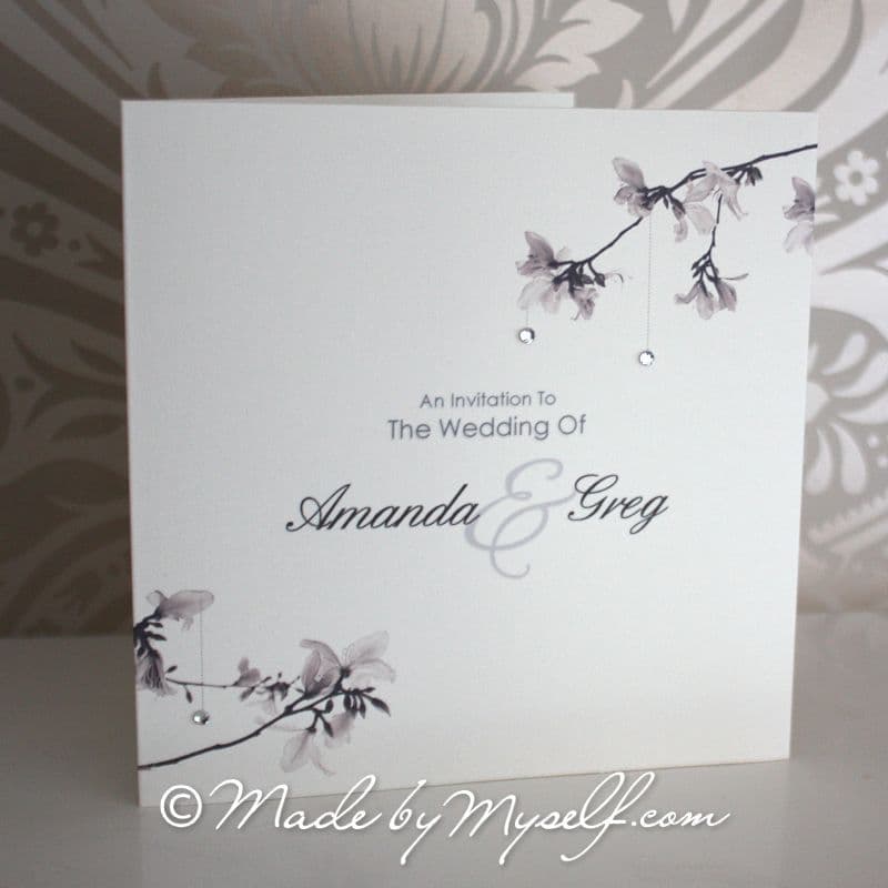 Blossom Pocketfold Wedding Invitation