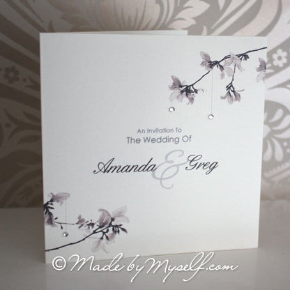 Blossom Pocketfold Wedding Invitation