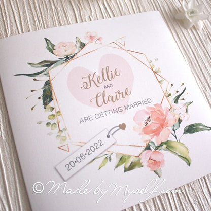 Athena Pocketfold Wedding Invitation