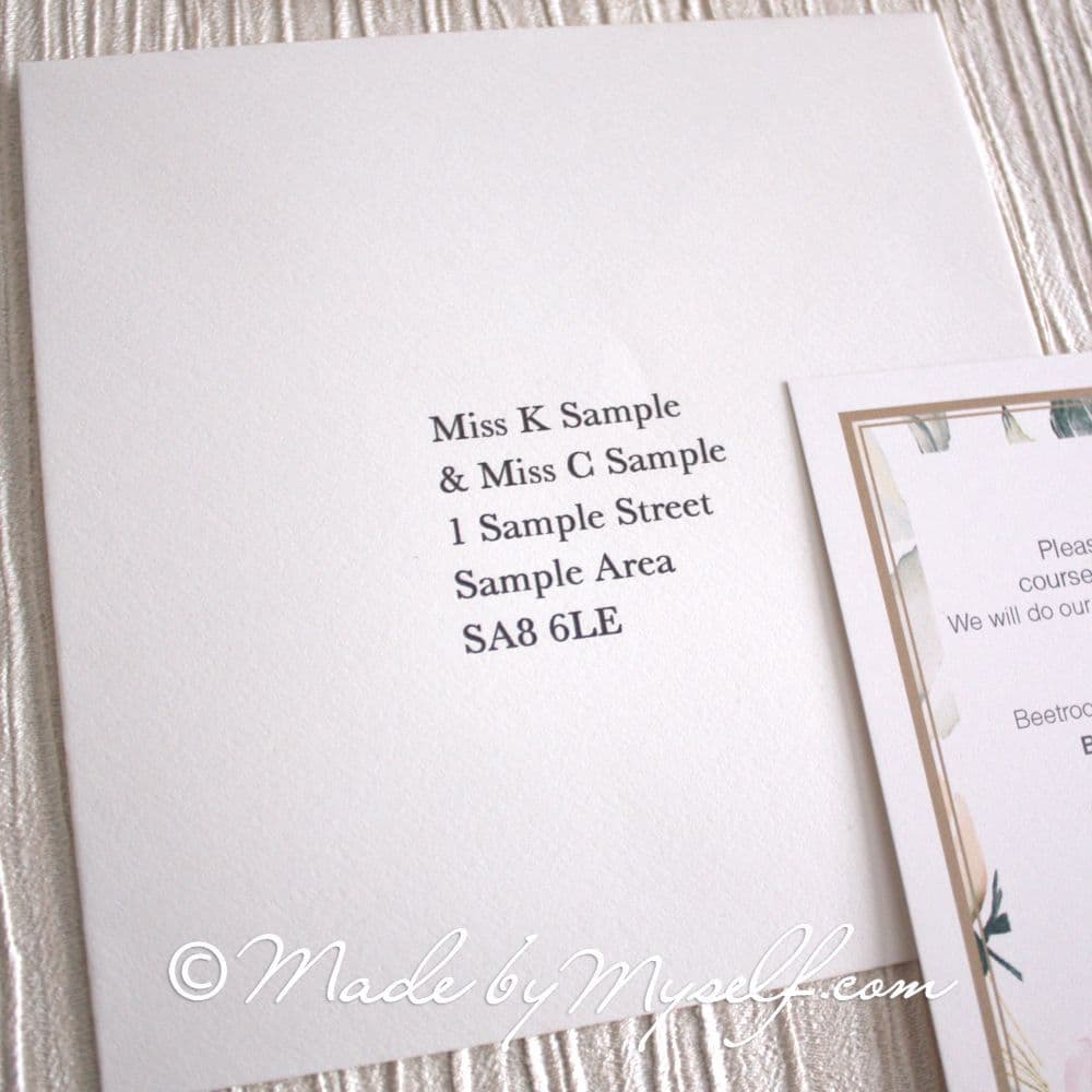 Athena Pocketfold Wedding Invitation