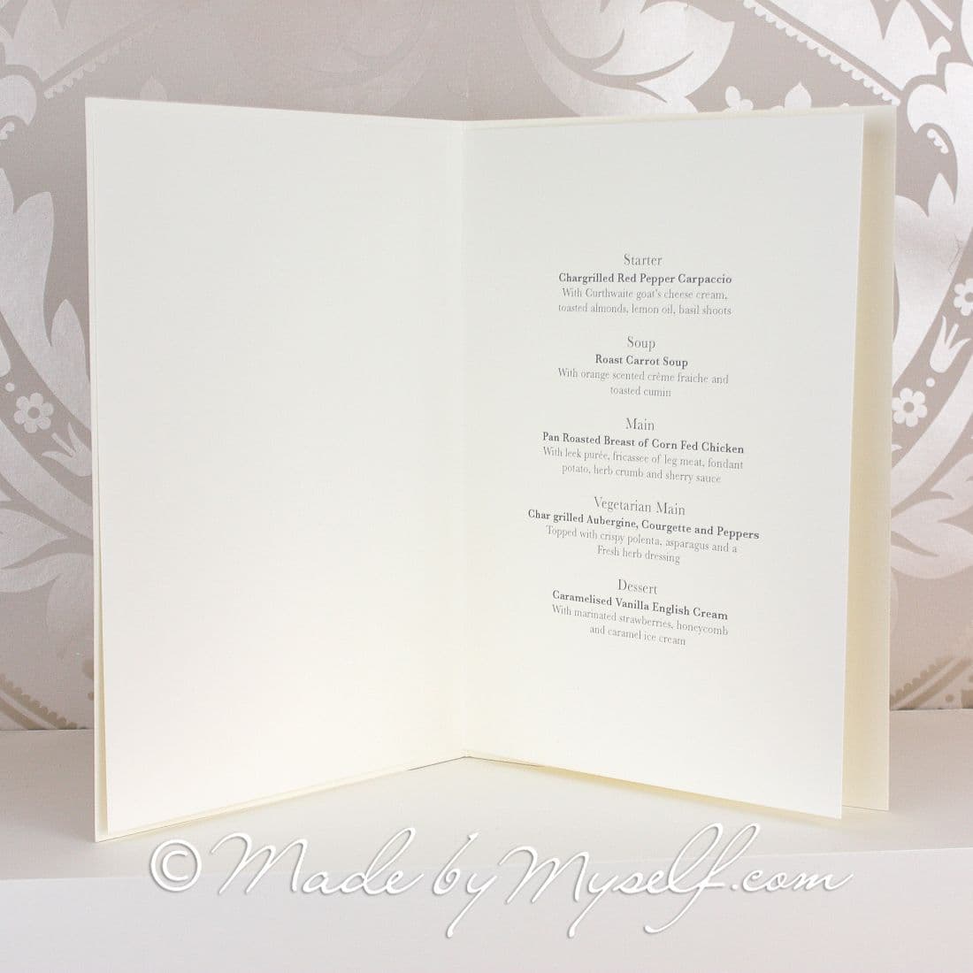 Butterfly Menu