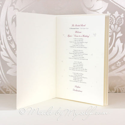 Butterfly Order of Service