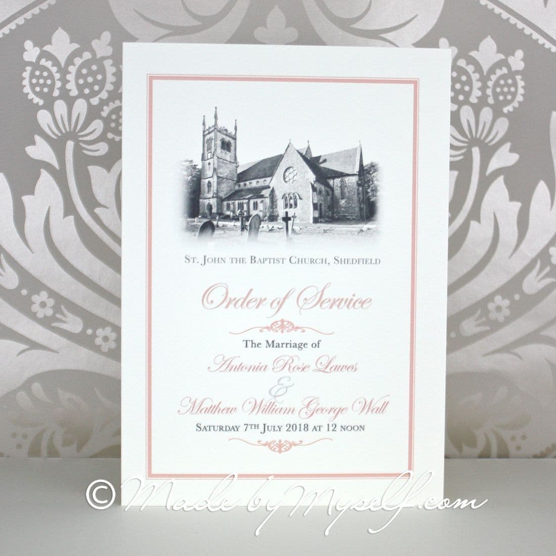 Bespoke Order of Service