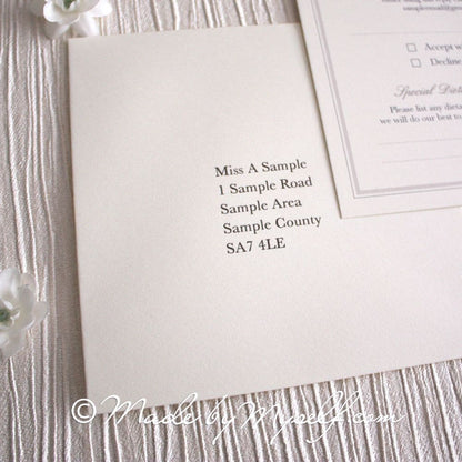 Luna Pocketfold Wedding Invitation