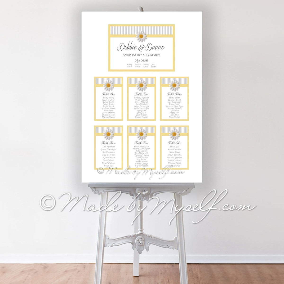 Daisy Seating/Table Plan