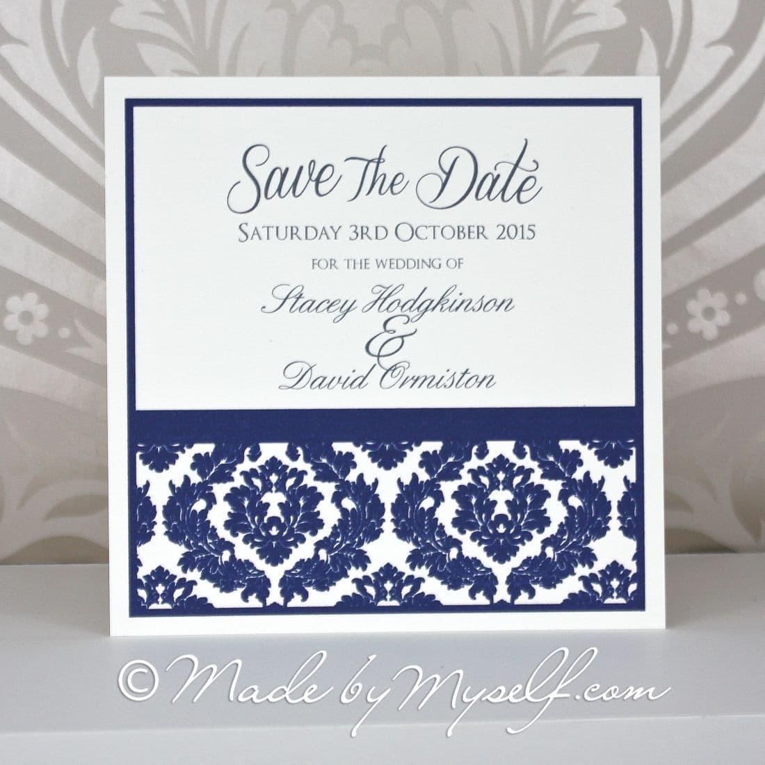 Damask Save The Date