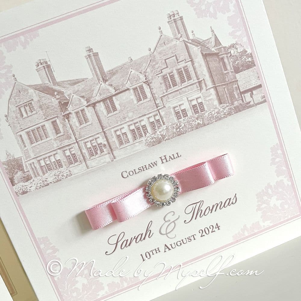 Dior Venue Wedding Invitation