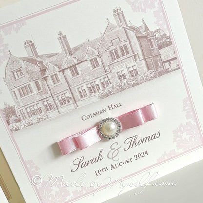 Dior Venue Wedding Invitation