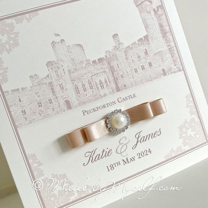 Dior Venue Wedding Invitation