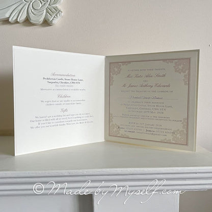 Dior Venue Wedding Invitation
