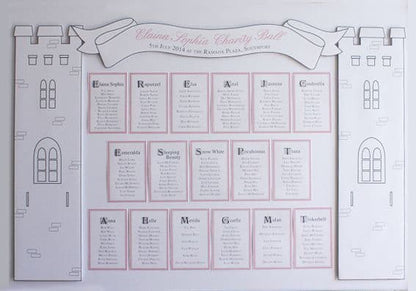 Fairytale Castle 3D Seating/Table Plan