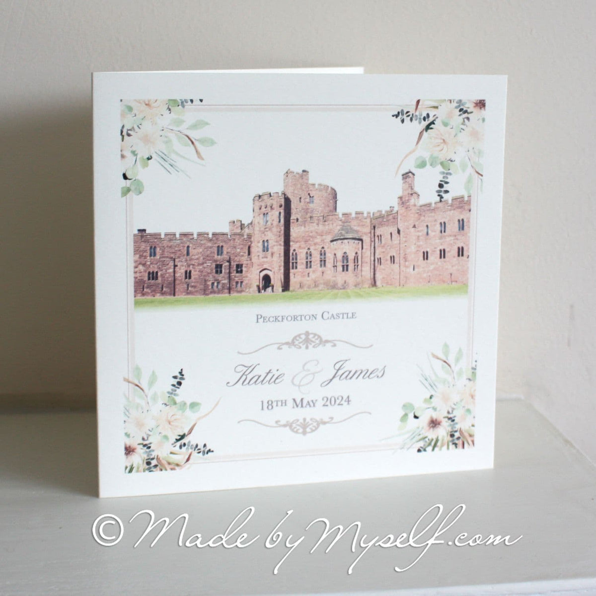 Peckforton Castle Wedding Invitation