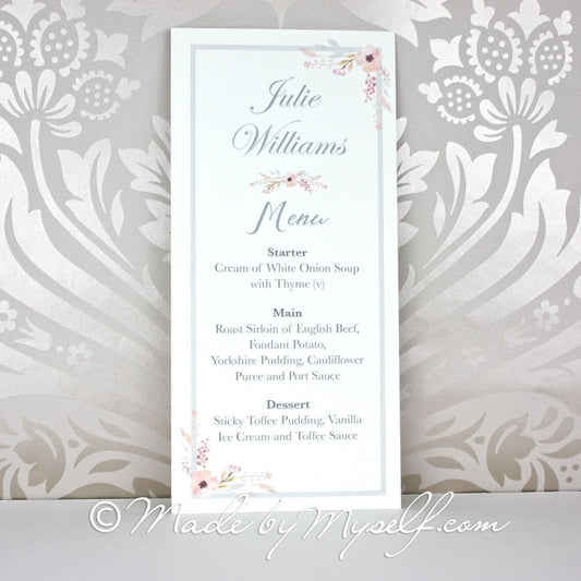 Florence Menu Place Card