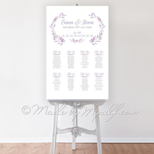 Florence Seating/Table Plan