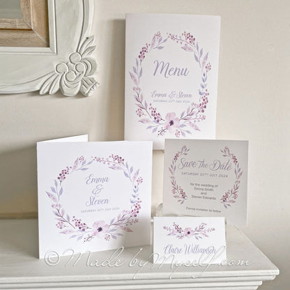 Florence Concertina Style Wedding Invitation
