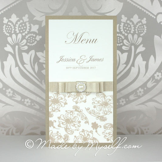 Floral Glitz Menu