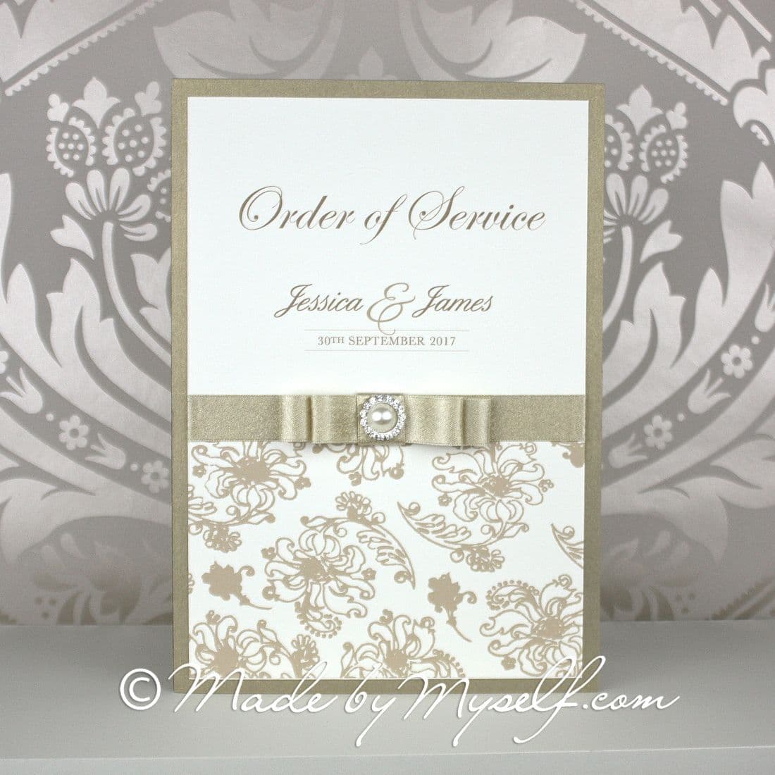 Floral Glitz Order of Service