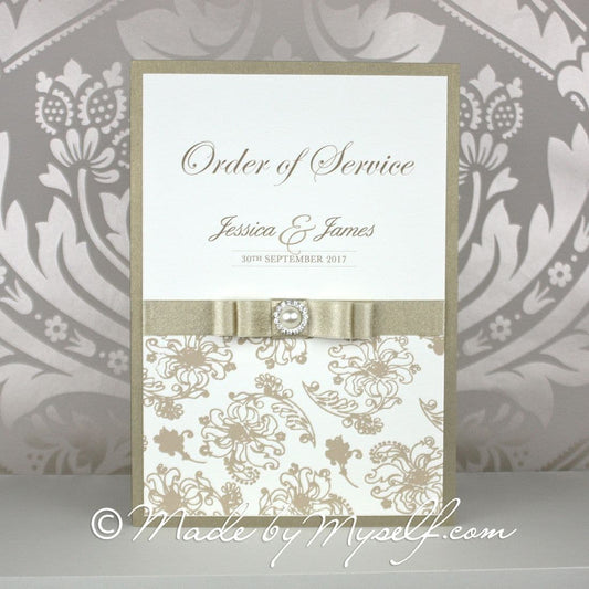 Floral Glitz Order of Service