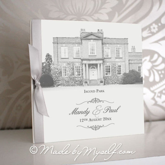 Iscoyd Park, Shropshire Pocketfold Wedding Invitation - Includes RSVP & Guest Information