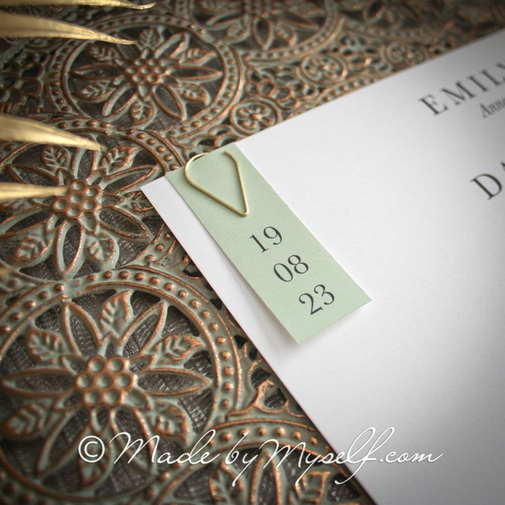 Eloise Flat Card Wedding Invitation