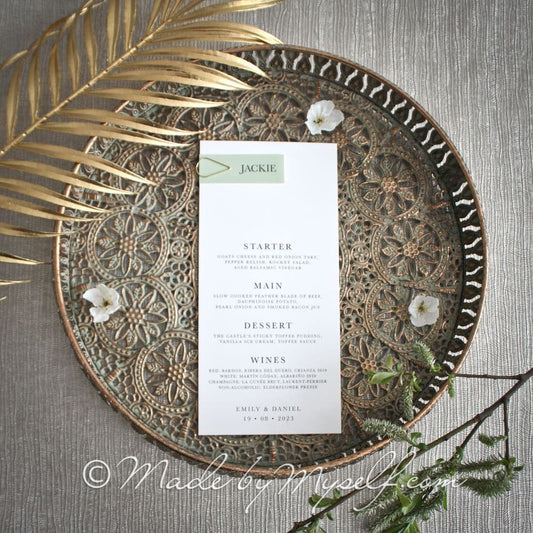 Eloise Menu Place Card