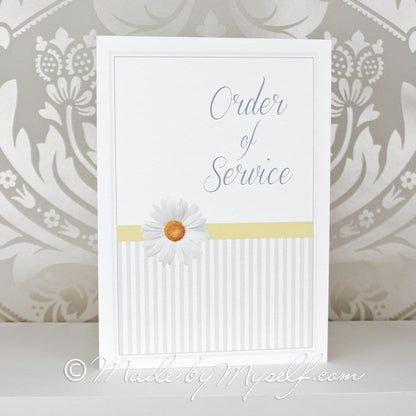 Daisy Order of Service