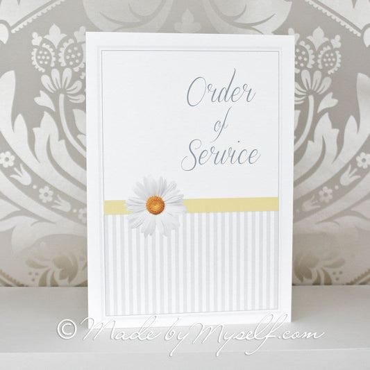 Daisy Order of Service