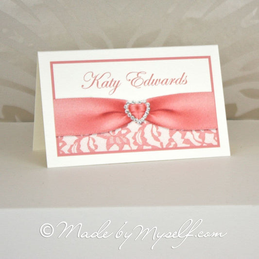 Freya Place Card Printed