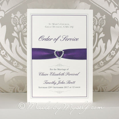 Amore Order of Service
