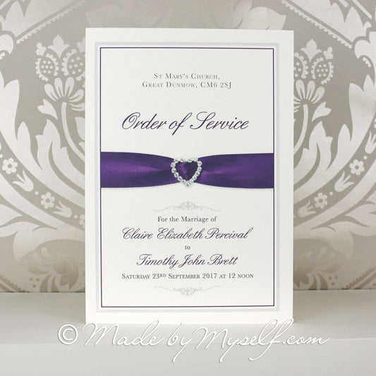 Amore Order of Service