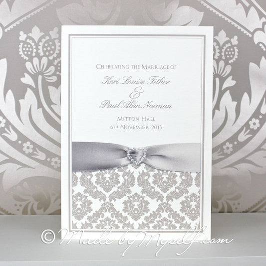 Damask Order Of Service