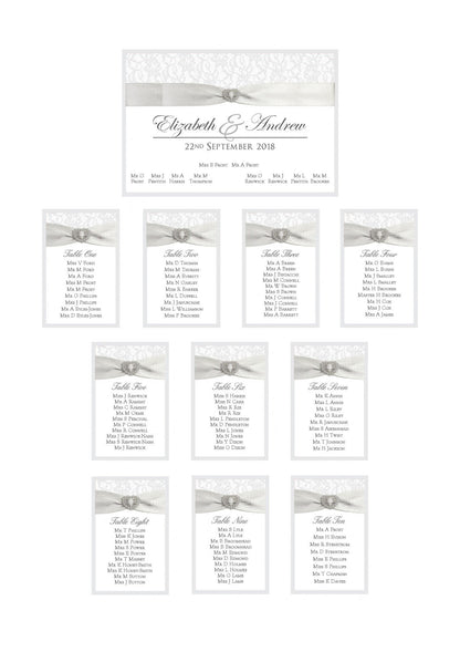 Freya Seating/Table Plan