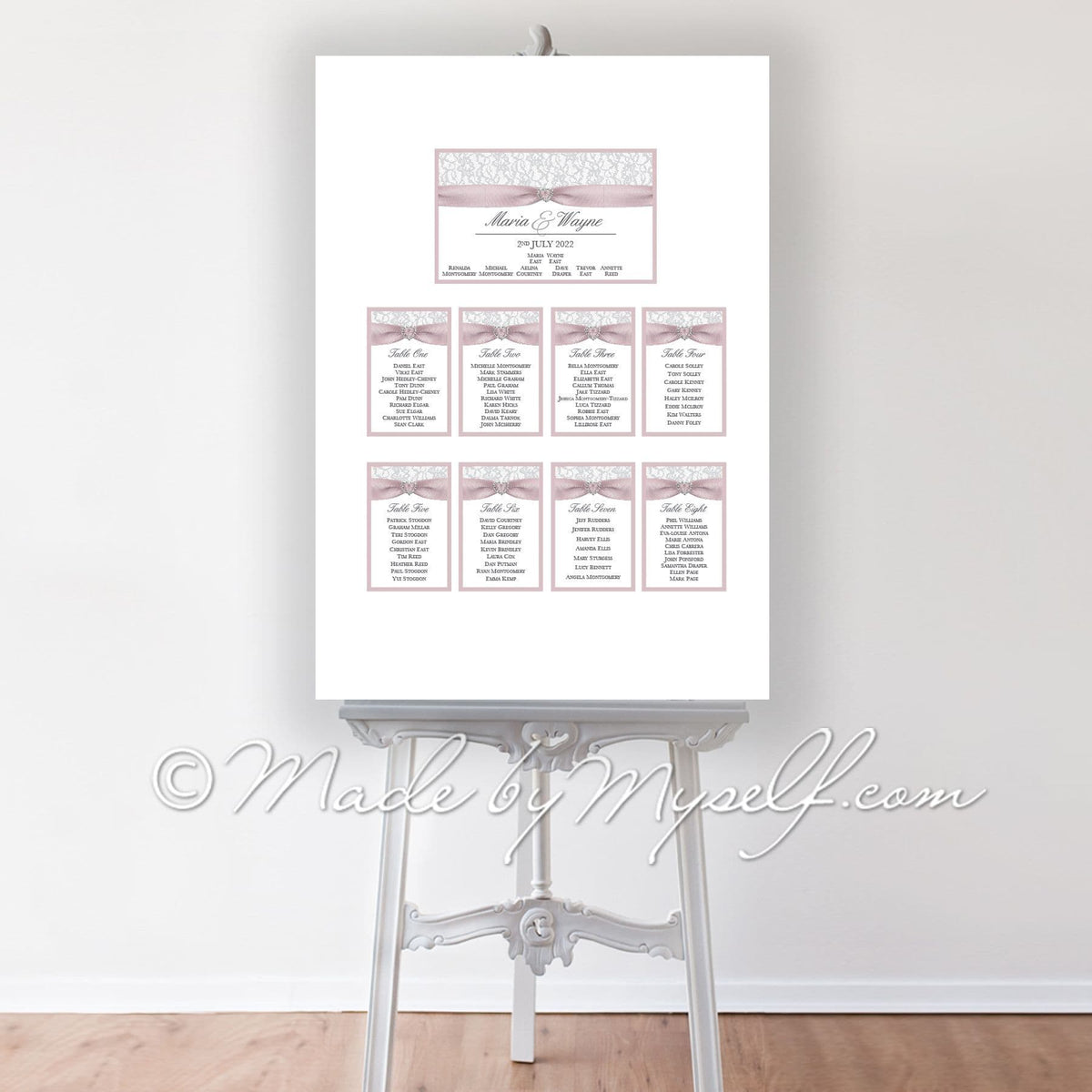 Freya Seating/Table Plan