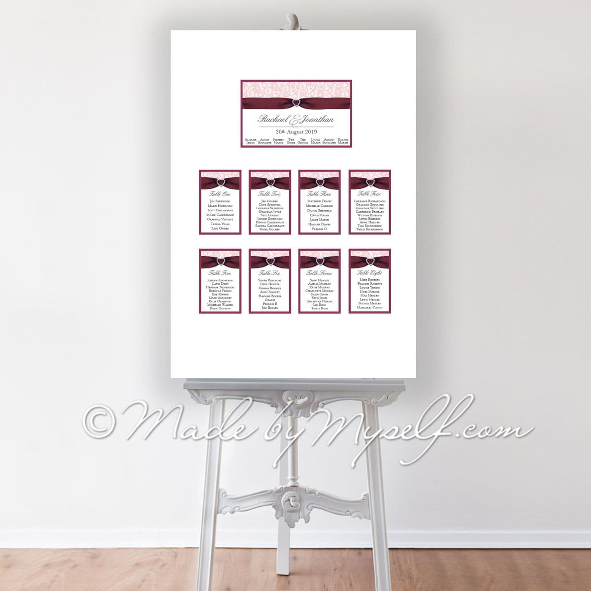Freya Seating/Table Plan